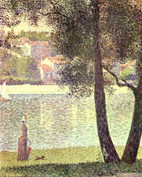 Georges Seurat Die Seine bei Courbevoie Germany oil painting art